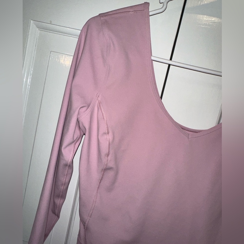 Lululemon Pink Long Sleeve Align Top ~ 6 - Picture 8 of 8